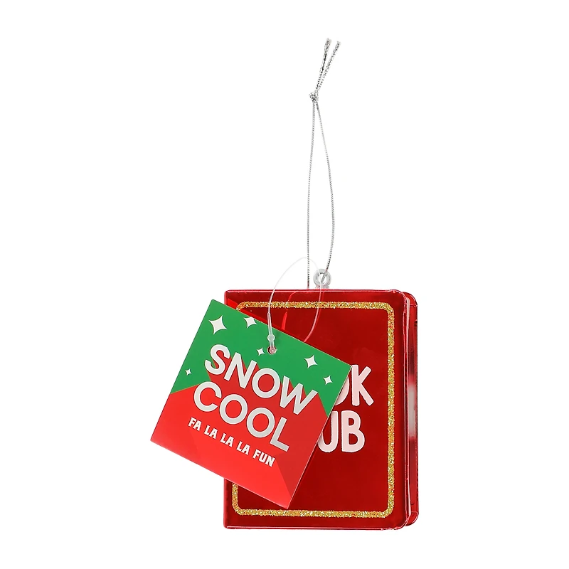 Christmas Book Club Ornament