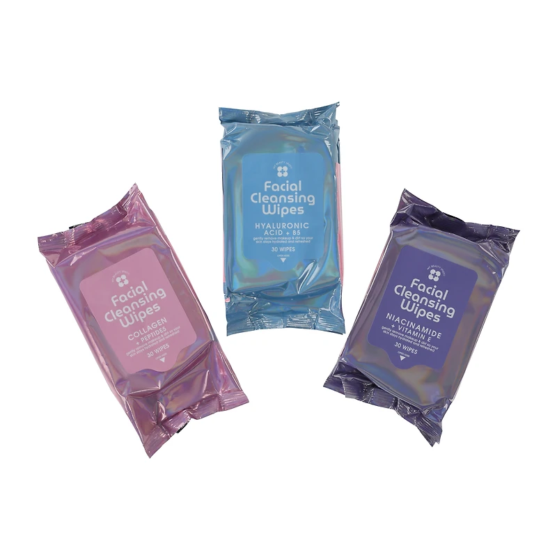 Cleansing Facial Wipes 3-Pack