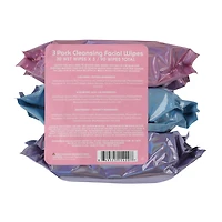 Cleansing Facial Wipes 3-Pack