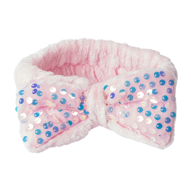 Macbeth Collection By Margaret Josephs® Pink Sequin Spa Headband