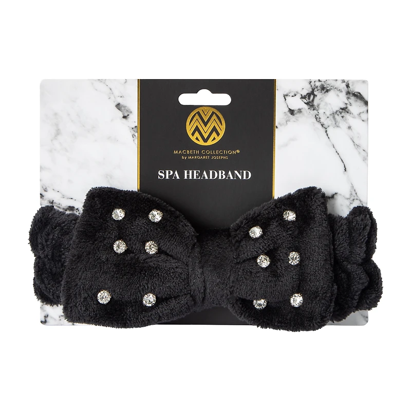Macbeth Collection By Margaret Josephs® Black Gems Spa Headband