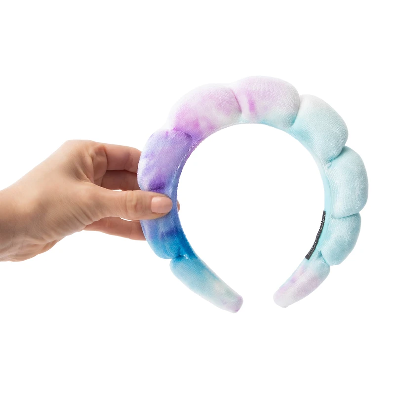 Macbeth Collection® By Margret Josephs Tie Dye Purple Spa Headband