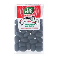 Tic Tac® Naughty Or Nice Lumps Of Coal Sour Cherry Flavored Mints 0.8oz