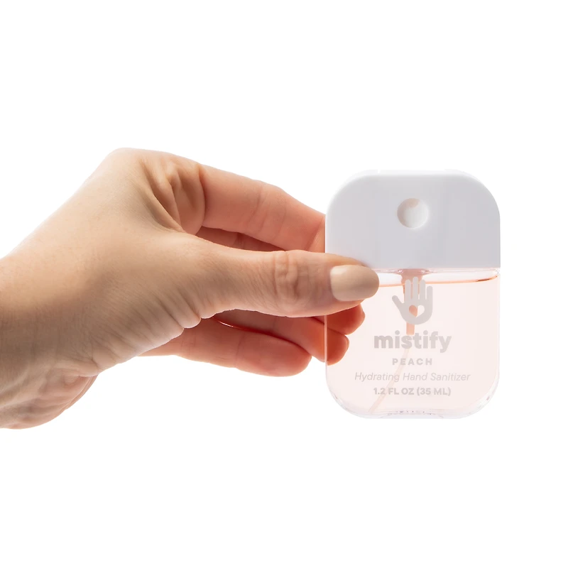 Mistify Peach Hydrating Hand Sanitizer 1.2oz