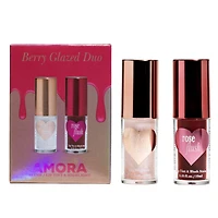 Amora Berry Glazed Duo Blush/Lip Tint & Highlight Set