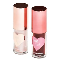 Amora Berry Glazed Duo Blush/Lip Tint & Highlight Set