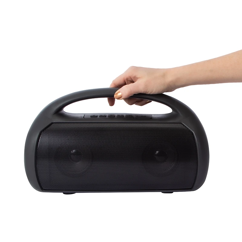 Dual LED Ring Light Boombox