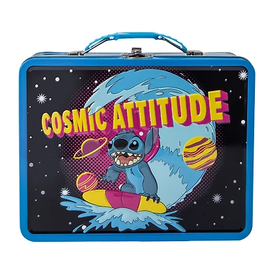 Disney Stitch Cosmic Attitude Tin Lunch Box (Styles May Vary)