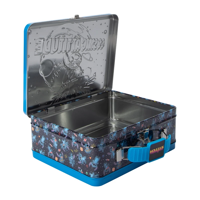 Disney Stitch Cosmic Attitude Tin Lunch Box (Styles May Vary)