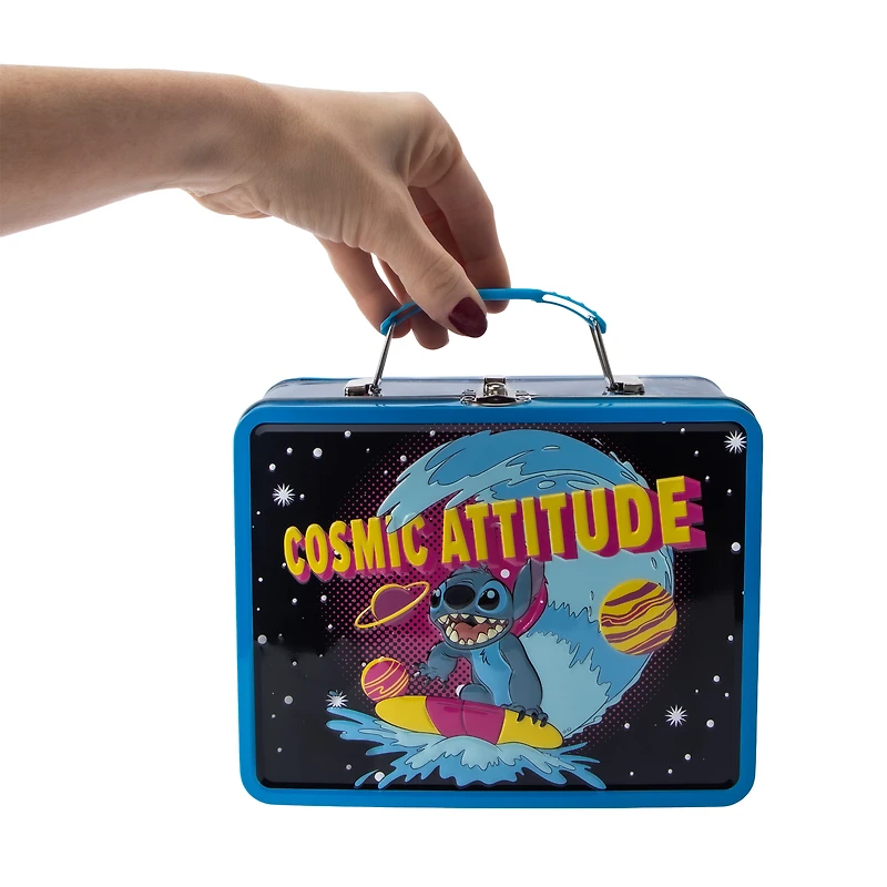 Disney Stitch Cosmic Attitude Tin Lunch Box (Styles May Vary)