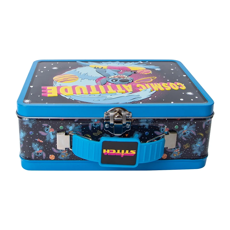 Disney Stitch Cosmic Attitude Tin Lunch Box (Styles May Vary)