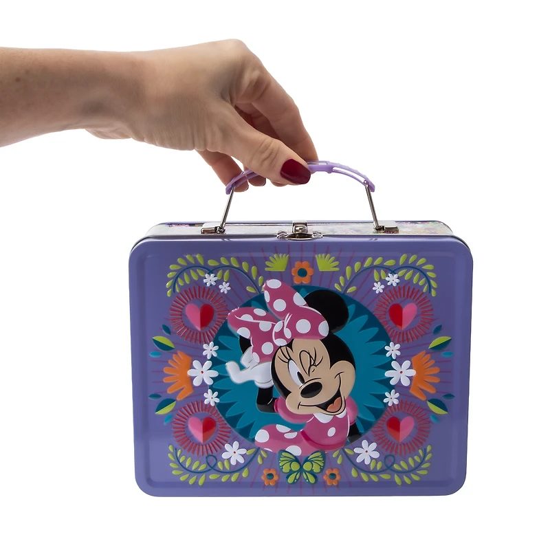 Disney Minnie Mouse Tin Lunch Box (Styles May Vary)