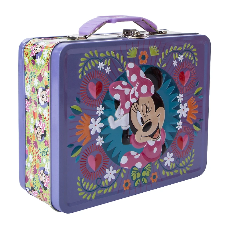 Disney Minnie Mouse Tin Lunch Box (Styles May Vary)