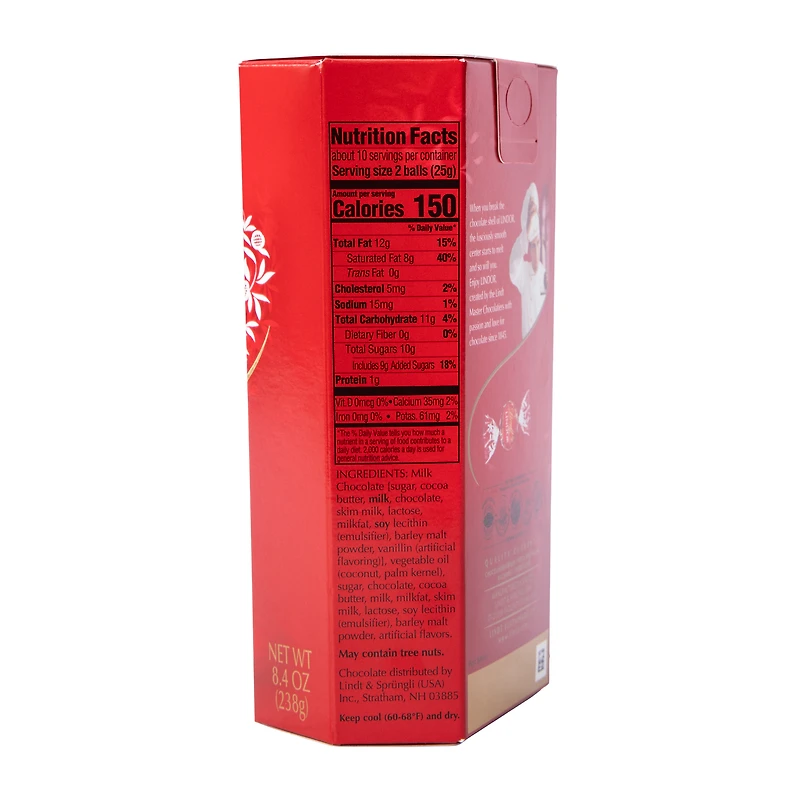 Lindt Lindor Milk Chocolate Truffles 8.4oz