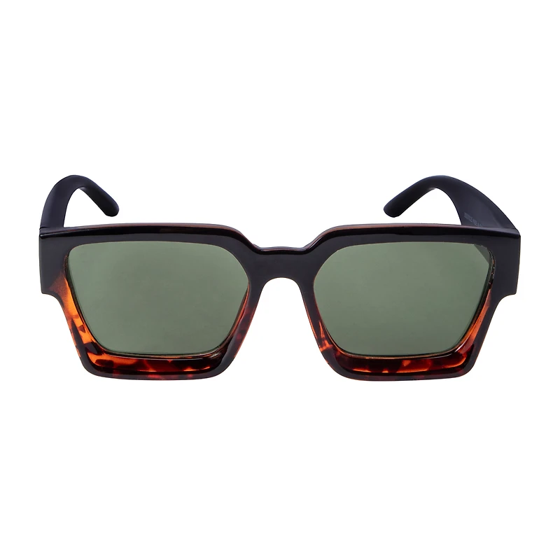 Young Mens Thick Rectangle Sunglasses