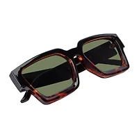 Young Mens Thick Rectangle Sunglasses