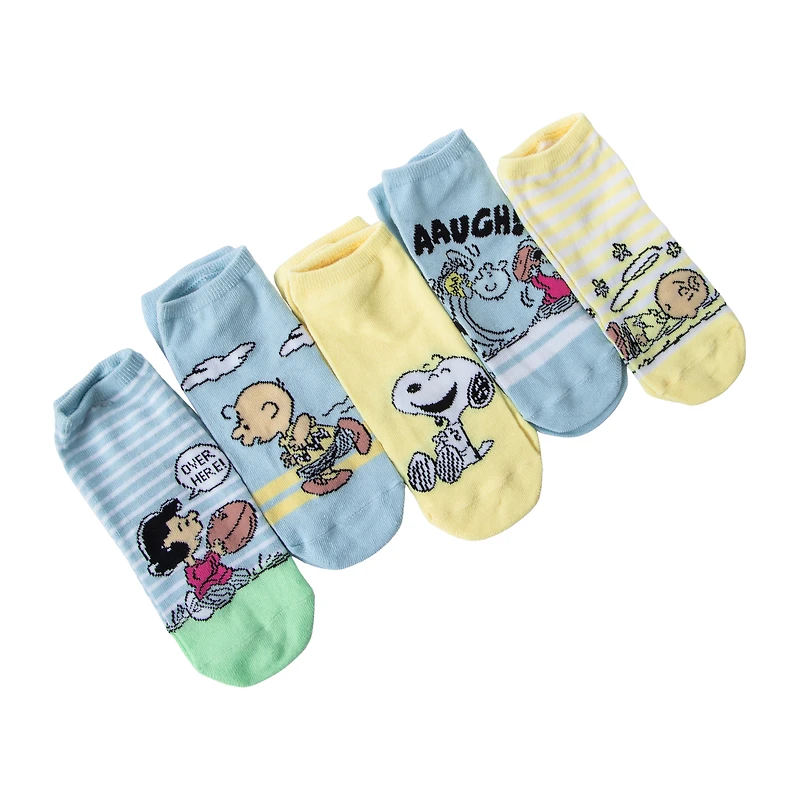 Licensed Juniors No-Shows Socks 5-Pairs