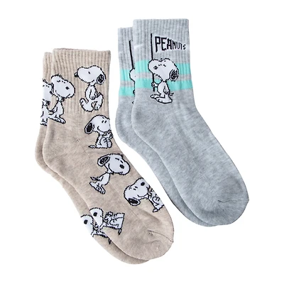 Juniors Licensed Mid-Crews Socks 2-Pairs