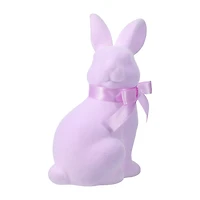 Easter Flocked Bunny Décor