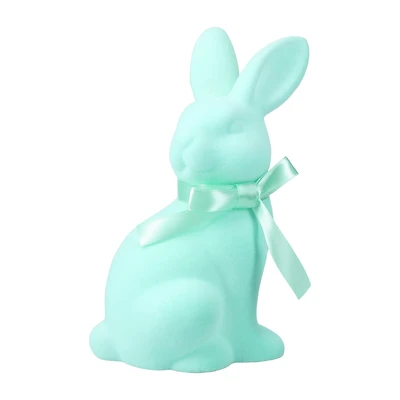 Easter Flocked Bunny Décor