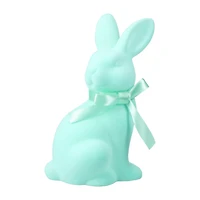 Easter Flocked Bunny Décor