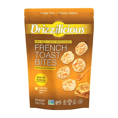 Dizzilicious® French Toast Bites Mini Rice Cakes 4oz
