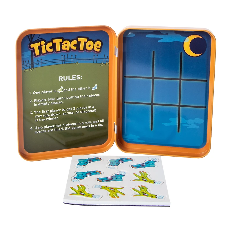 WeVeel Spooky Tic Tac Toe Checkers Game
