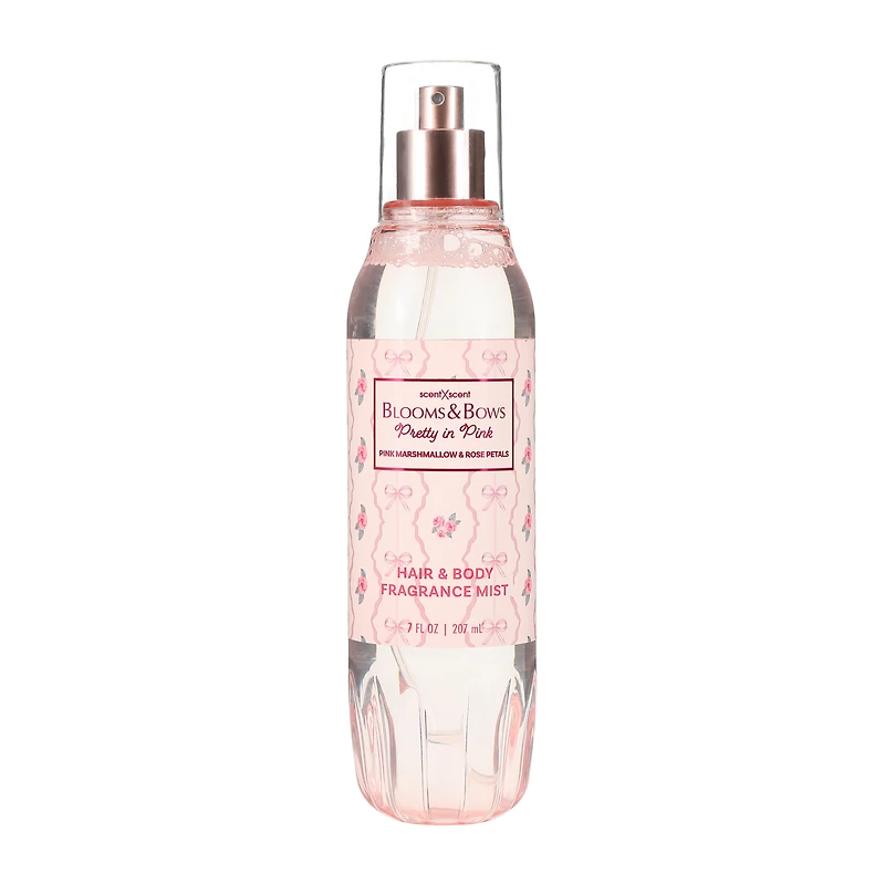Bloom & Bows Pretty In Pink Hair & Body Fragrance Mist 7oz