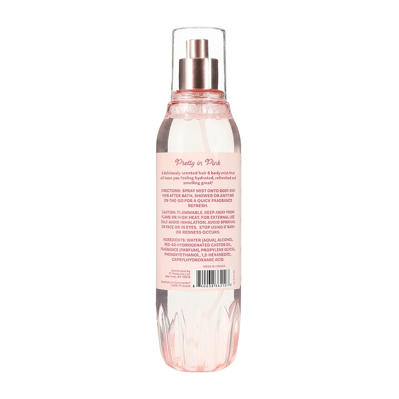 Bloom & Bows Pretty In Pink Hair & Body Fragrance Mist 7oz