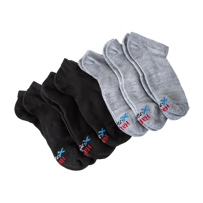Young Mens Hanes® Moves X-Temp® Performance Socks 6-Pairs