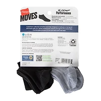 Young Mens Hanes® Moves X-Temp® Performance Socks 6-Pairs