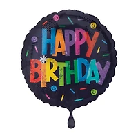 INFLATED Happy Birthday Hexagon Balloon