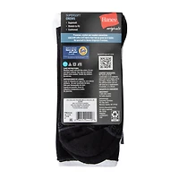 Young Mens Hanes® Supersoft Crews 3-Pairs