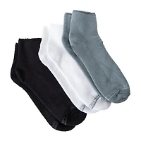 Young Mens Hanes® Supersoft Ankles 3-Pairs