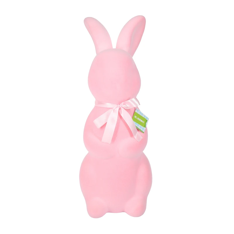 Easter Novelty Flocked Bunny