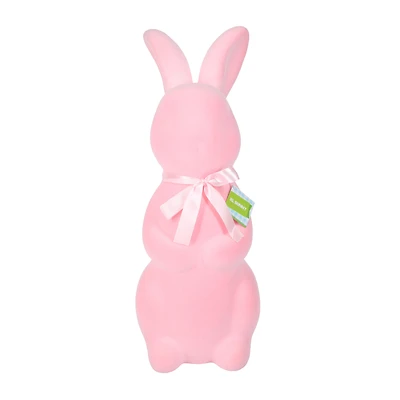 Easter Novelty Flocked Bunny