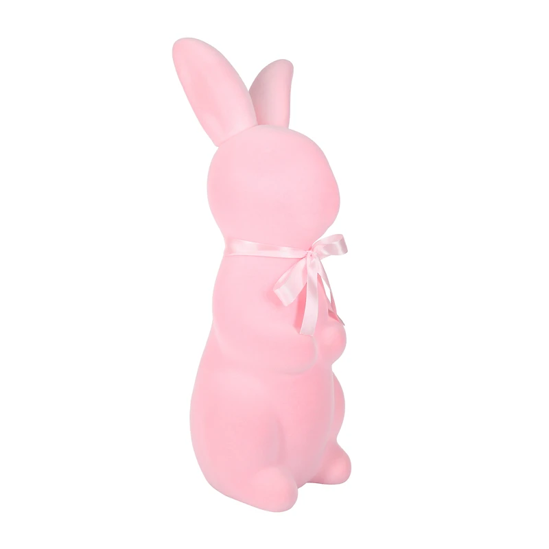 Easter Novelty Flocked Bunny