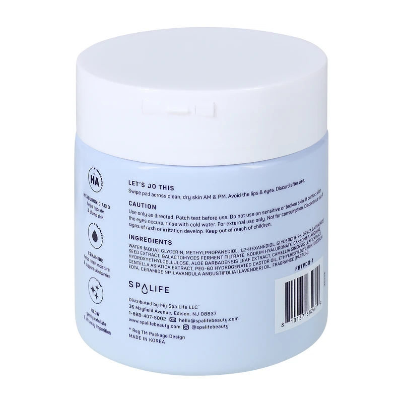 Spalife Dew Drops Hydrating Toner Pads 60-Pack 4.4oz