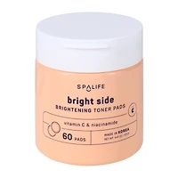 Spalife Bright Side Brightening Toner Pads 60-Pack 4.4oz