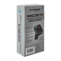 Xtreme Power™ Bluetooth® FM Transmitter Car Charger