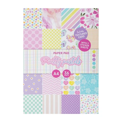 Pretty Pastels Paper Pad 36-Sheets