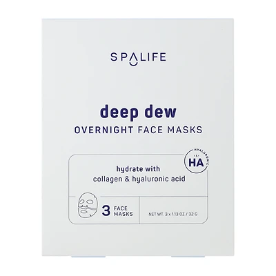Spalife Deep Dew Overnight Face Masks 3-Pack