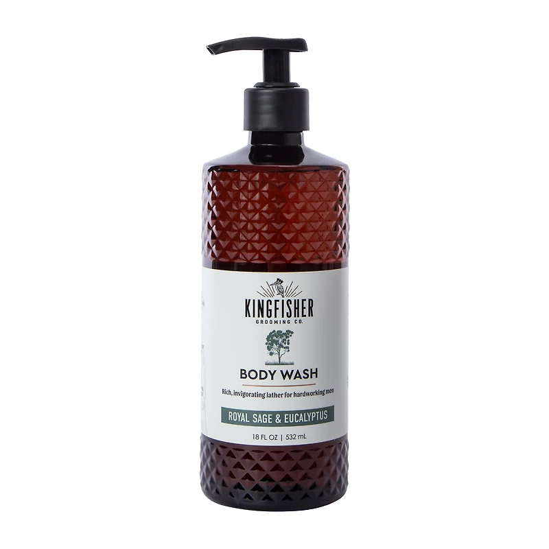 Kingfisher Grooming Co. Royal Sage & Eucalyptus Body Wash 18oz
