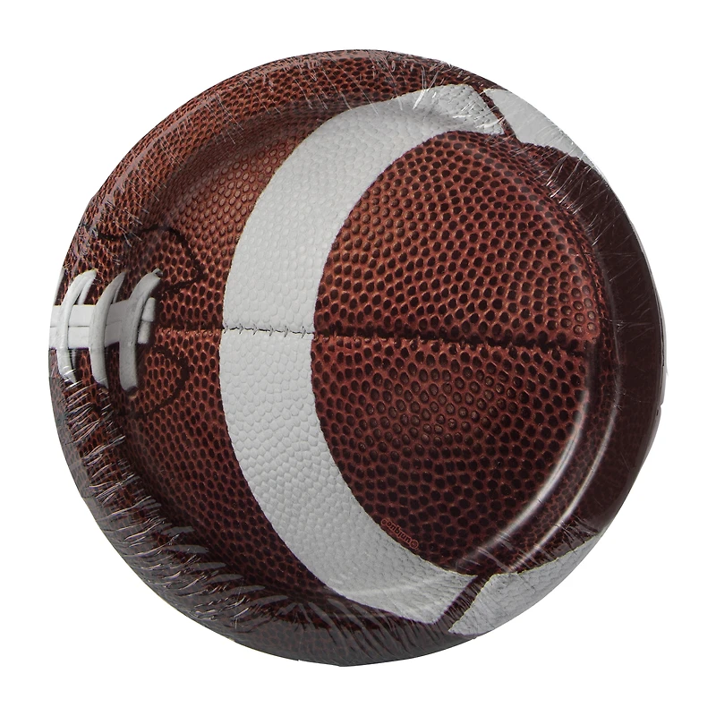 Football Printed Party Plates