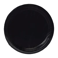 Black Solid Paper Plates