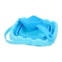 Beach Collapsible Bucket + Shovel Set
