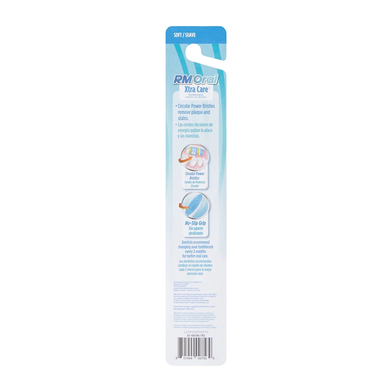 RM Oral® Xtra Care™ Toothbrush (Styles May Vary)