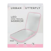 Urban Butterfly LED Mini Travel Mirror
