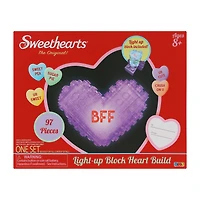 Sweethearts® Light-Up Block Heart Build Set