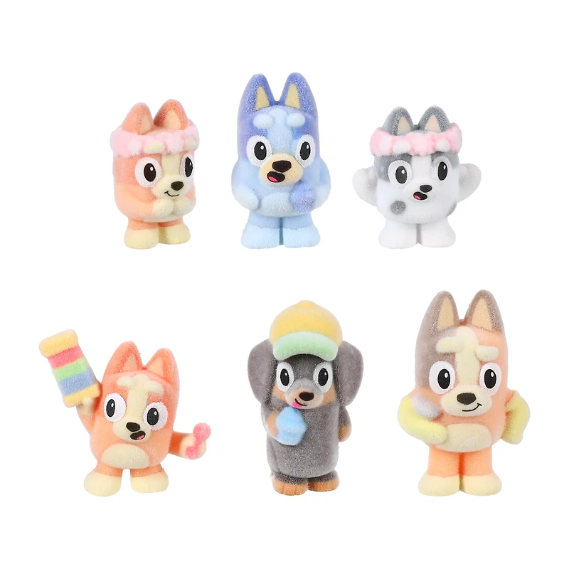 Bluey® Fuzzies Surprise Collectible Figures 2‑Pack